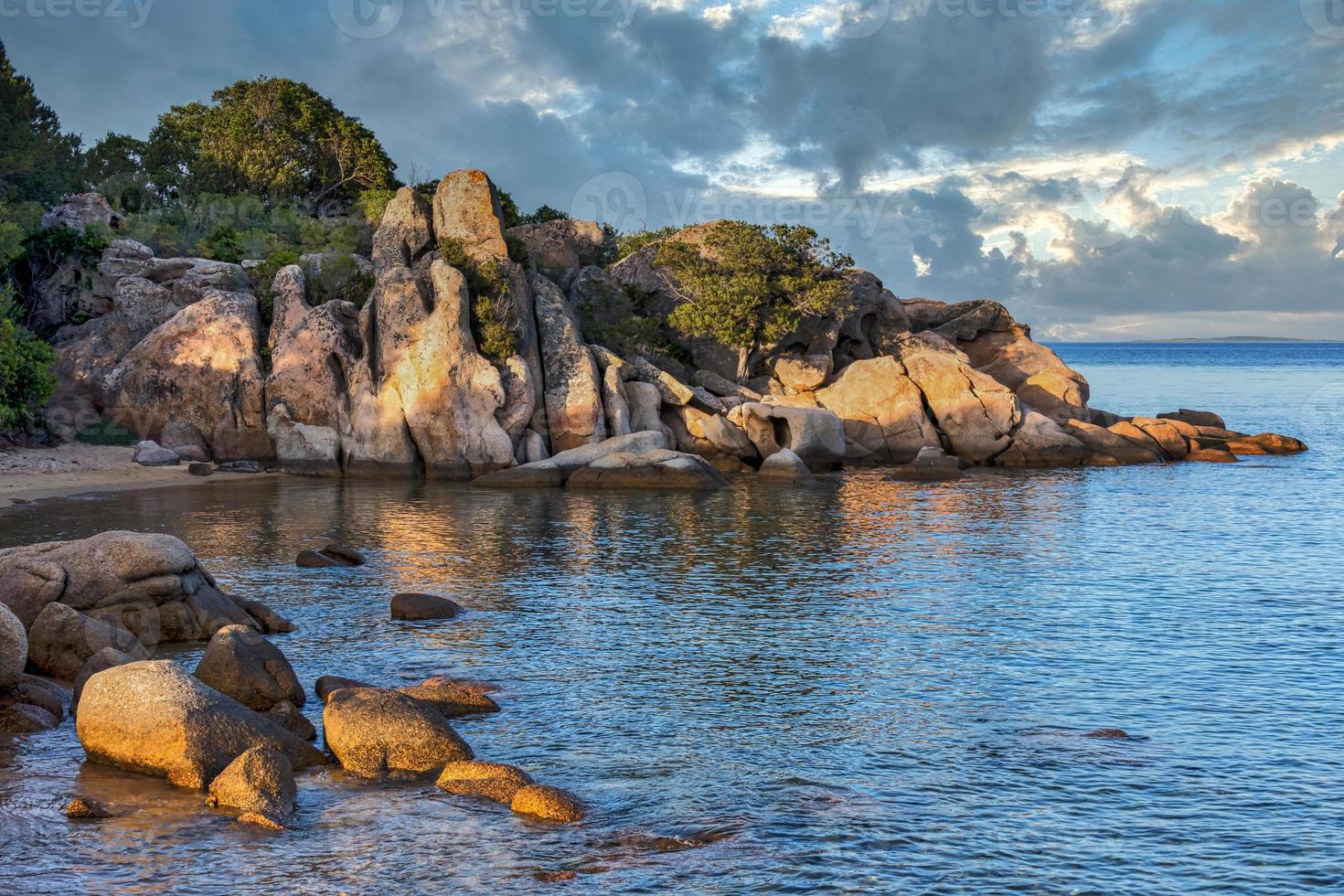 Beach near Tanca Manna Cannigione Sardinia photo