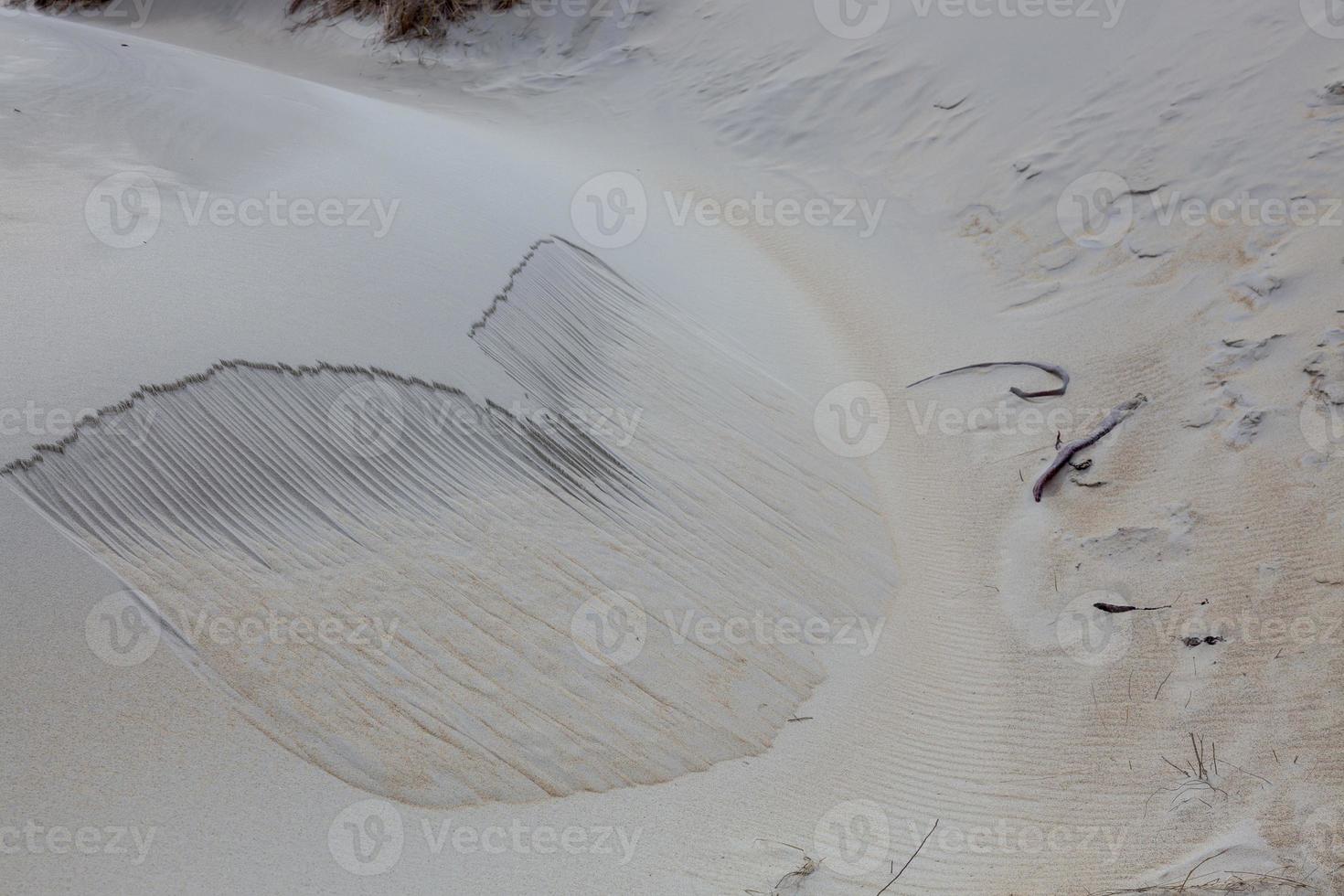 Sand dune at Sandfly Bay South Island New Zealand photo