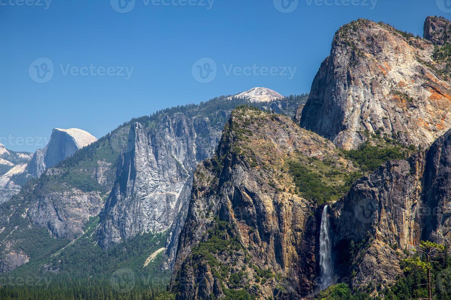 Waterfall in Yosemite National Park photo