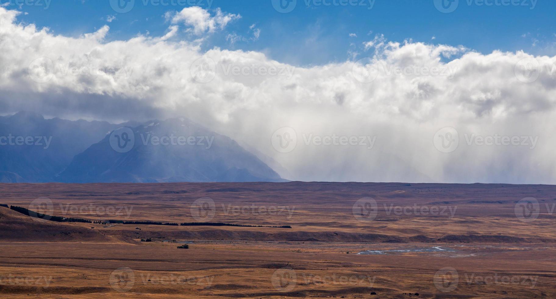 Plains in Mackenzie County near Tekapo photo