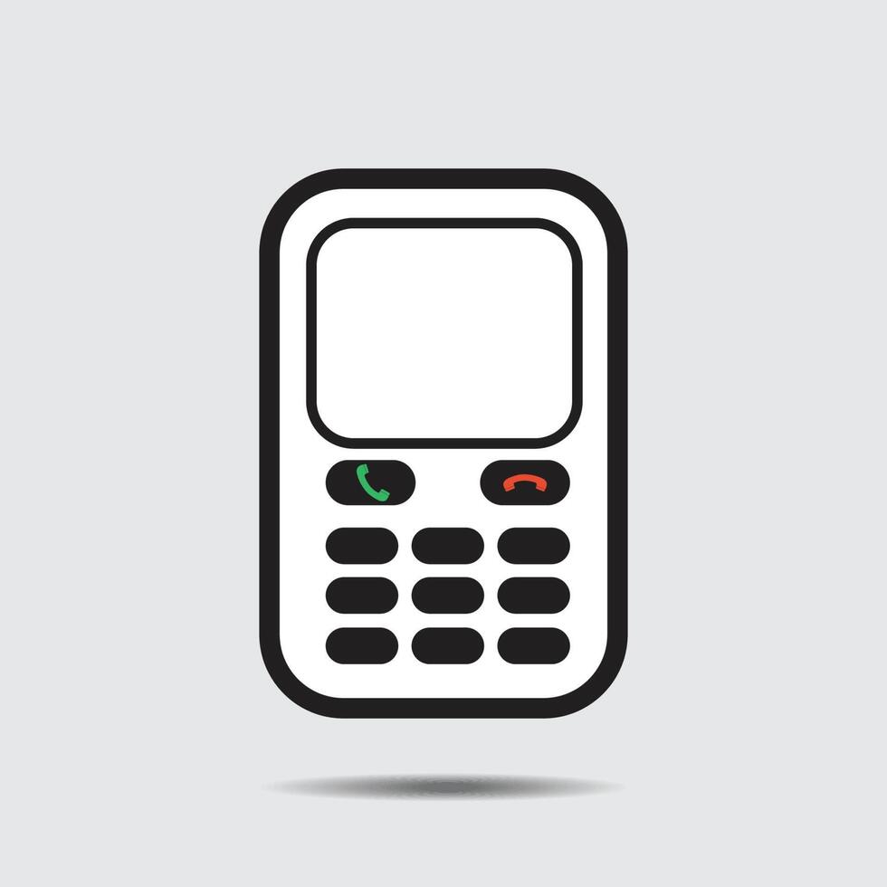 Mobile phone icons vector