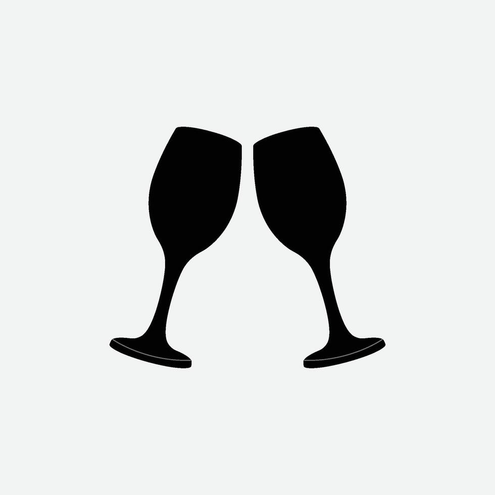 Wine cup isolated icon Royalty Free Vector Image