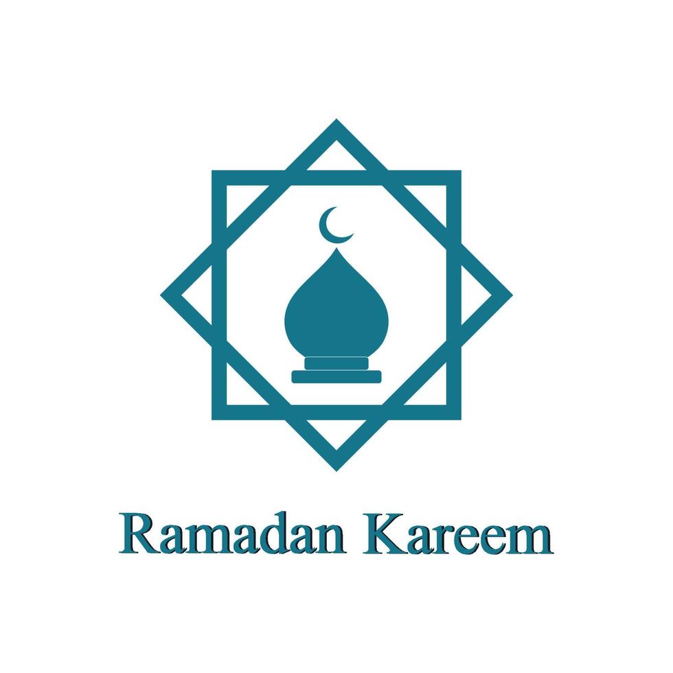 ramadhan logo fondo icono vector ilustración