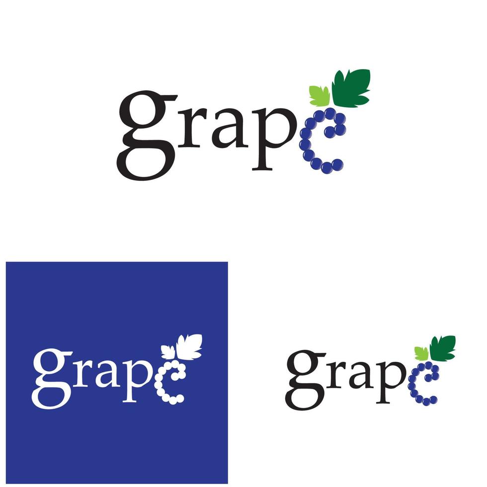 Grapes vector icon illustration design