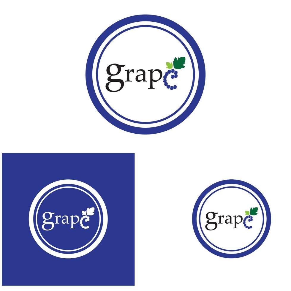 Grapes vector icon illustration design