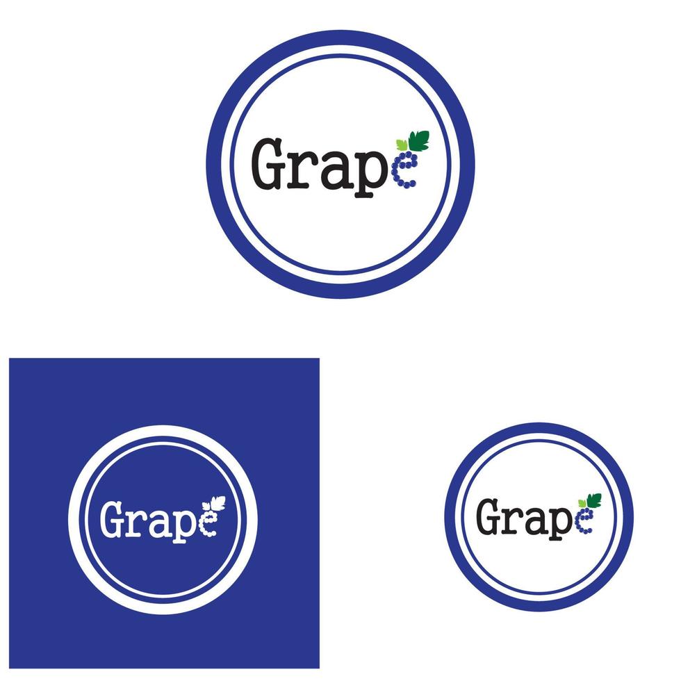 Grapes vector icon illustration design