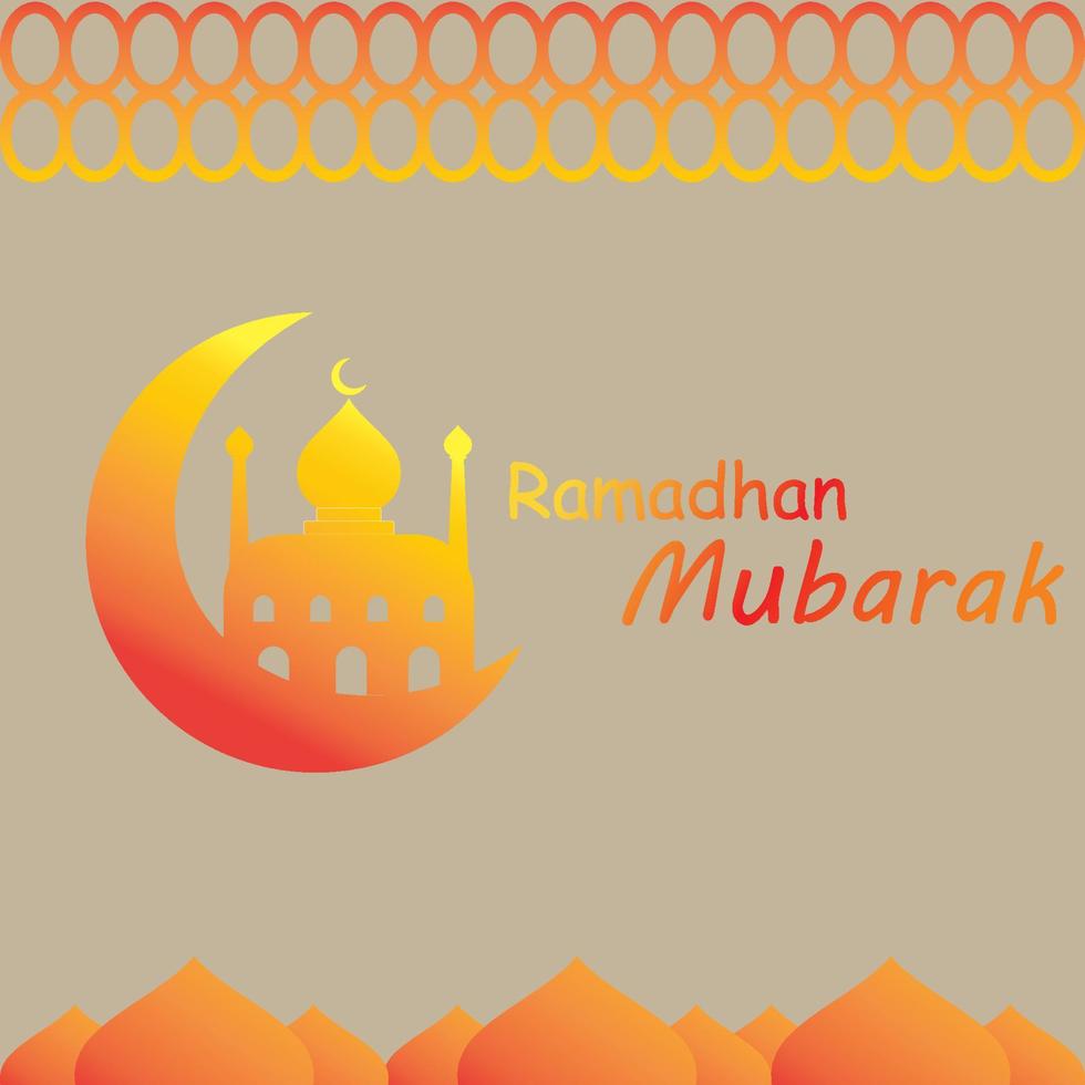 ramadhan logo fondo icono vector ilustración