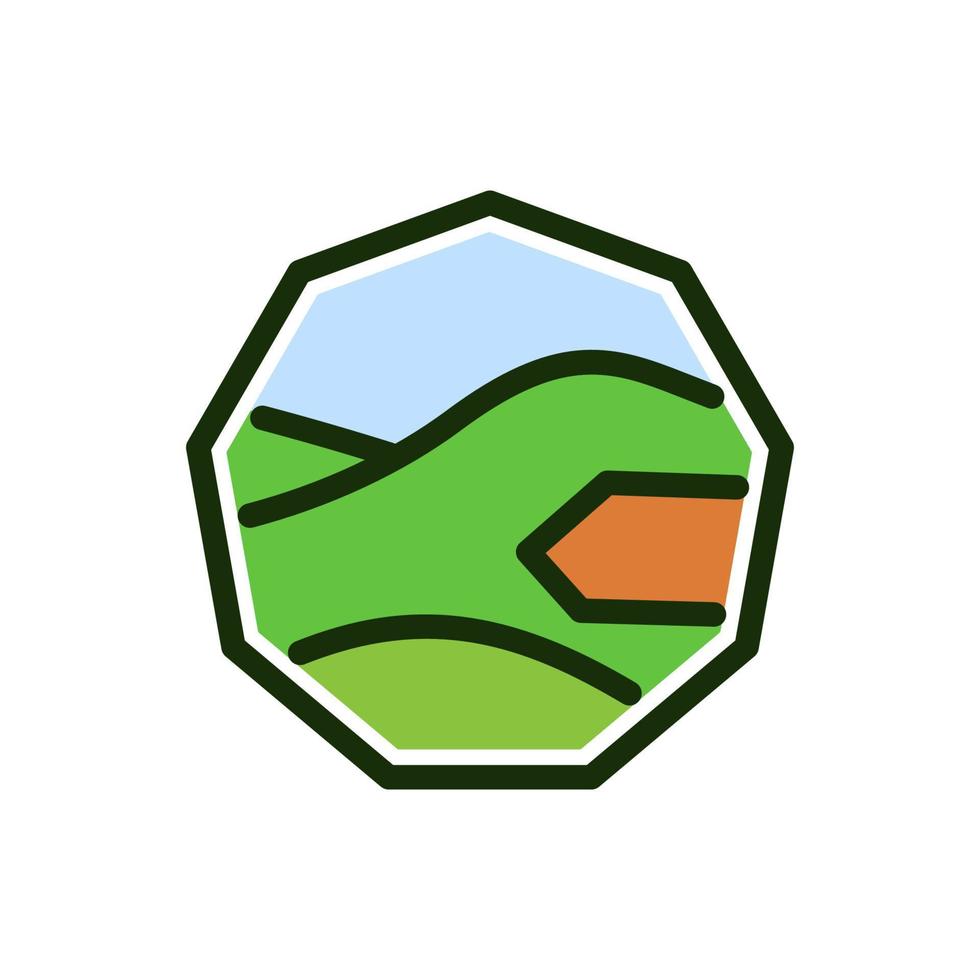 Nature icon vector