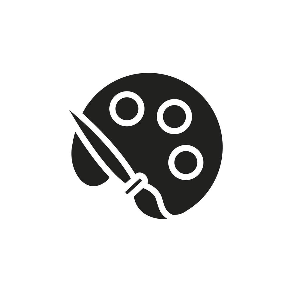 Palette icon vector
