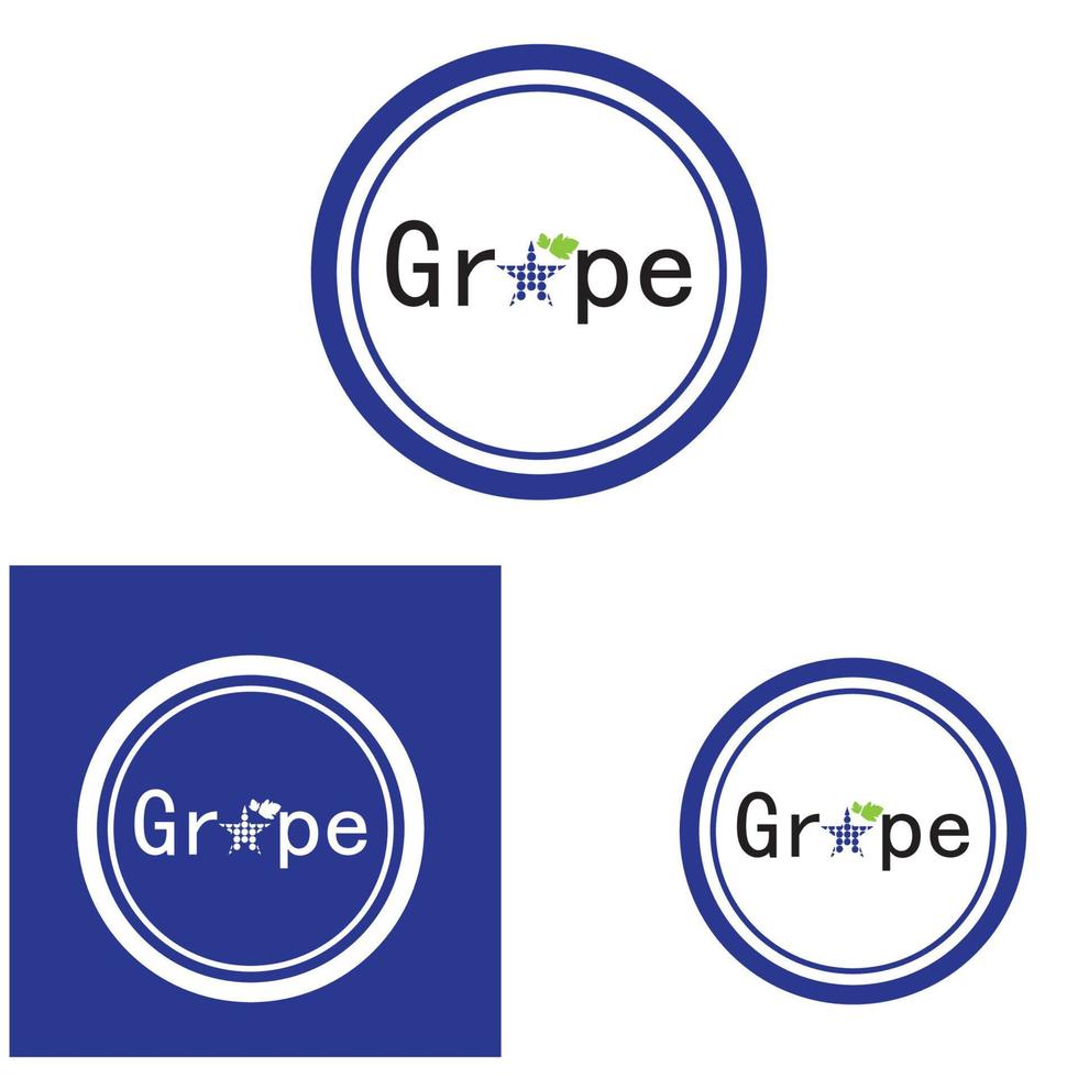 Grapes vector icon illustration design