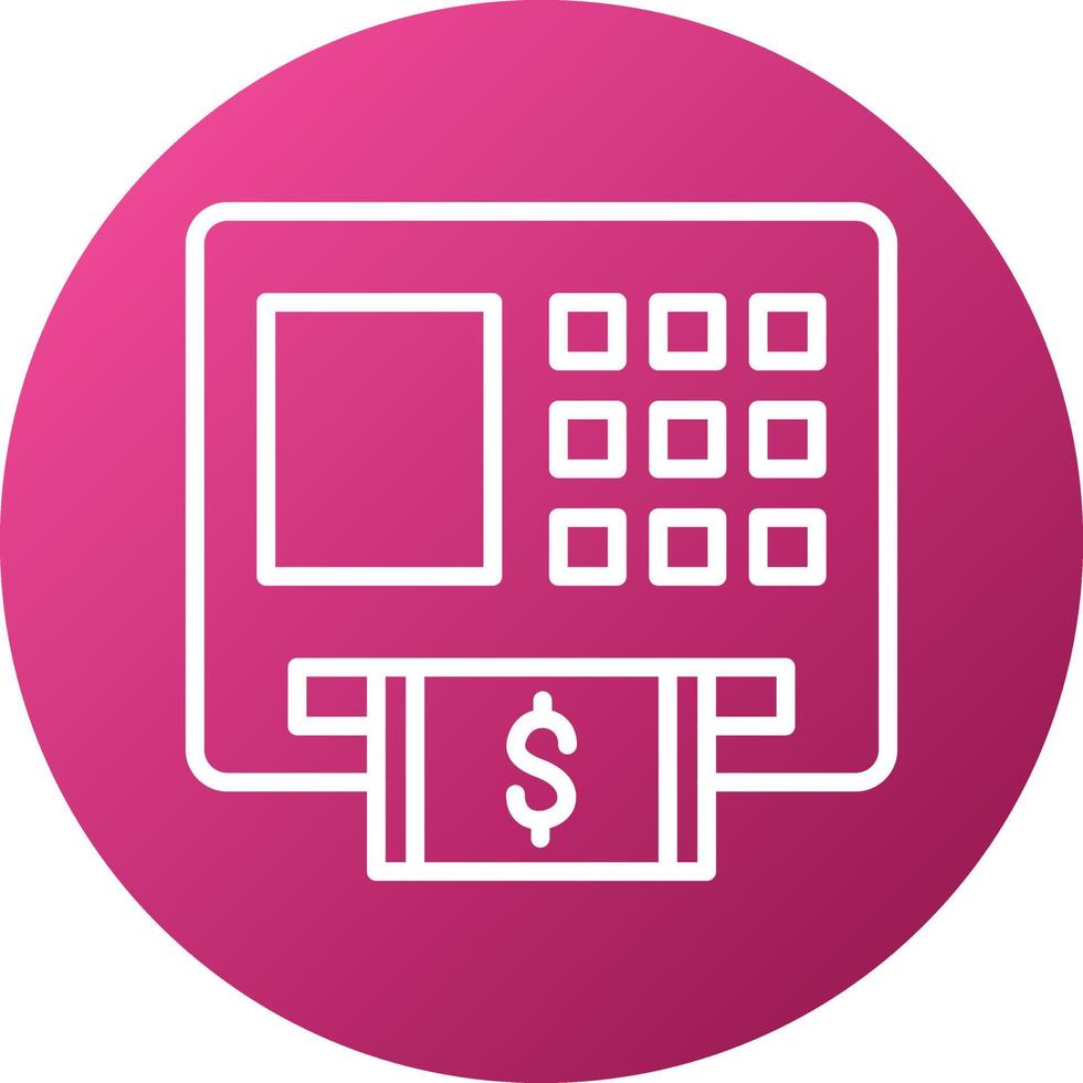 Atm Icon Style vector