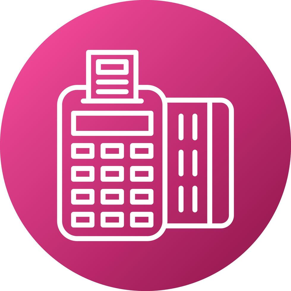 Card Machine Icon Style vector