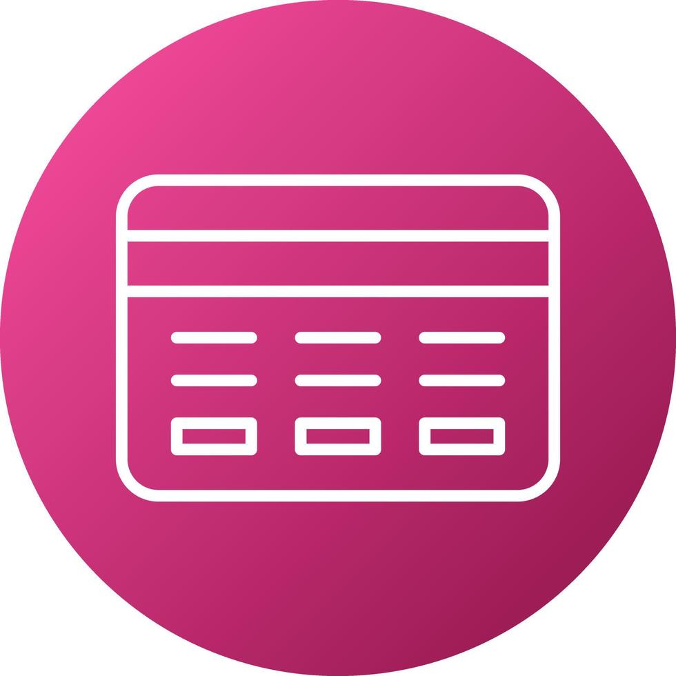 Credit Card Icon Style vector