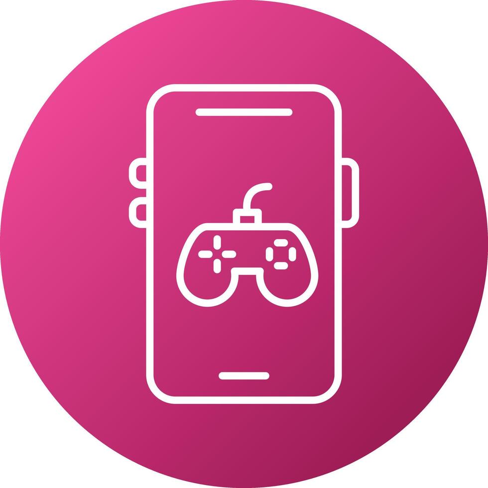 Mobile Game Icon Style vector