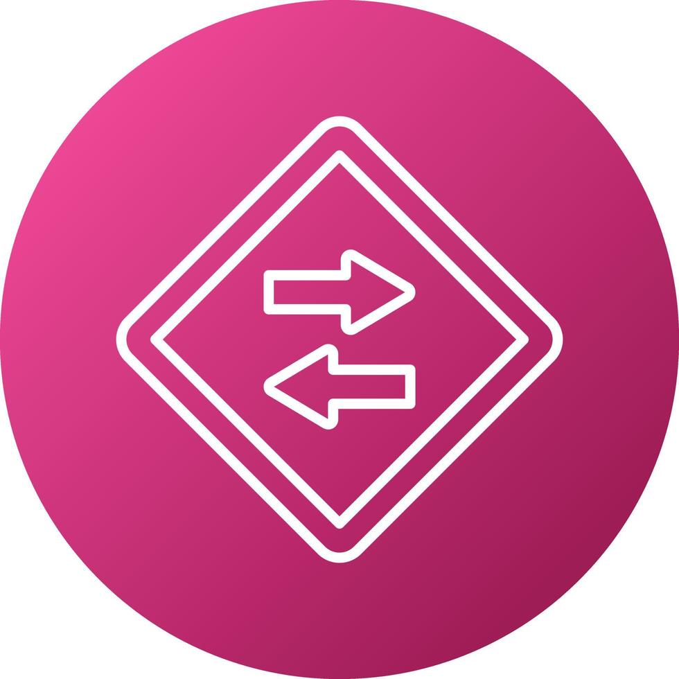 Two Way Icon Style vector