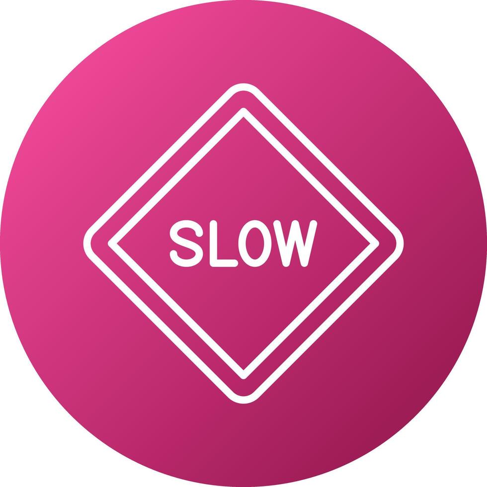Slow Icon Style vector