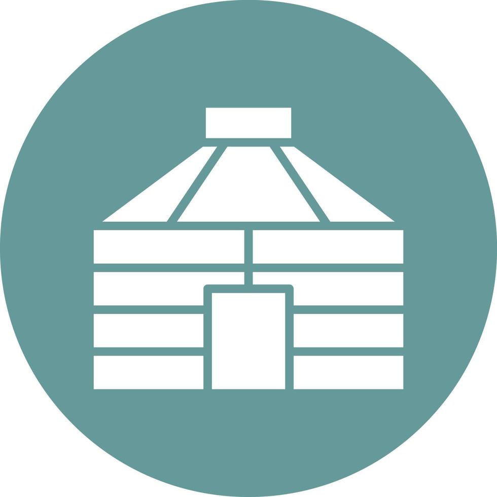 Yurt Icon Style vector