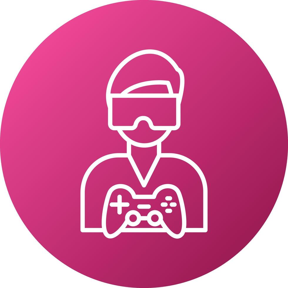 Virtual Reality Icon Style vector