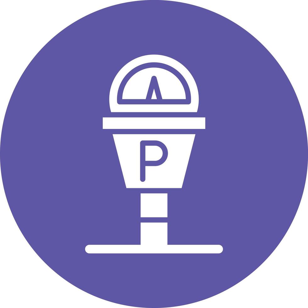 Parking Meter Icon Style vector