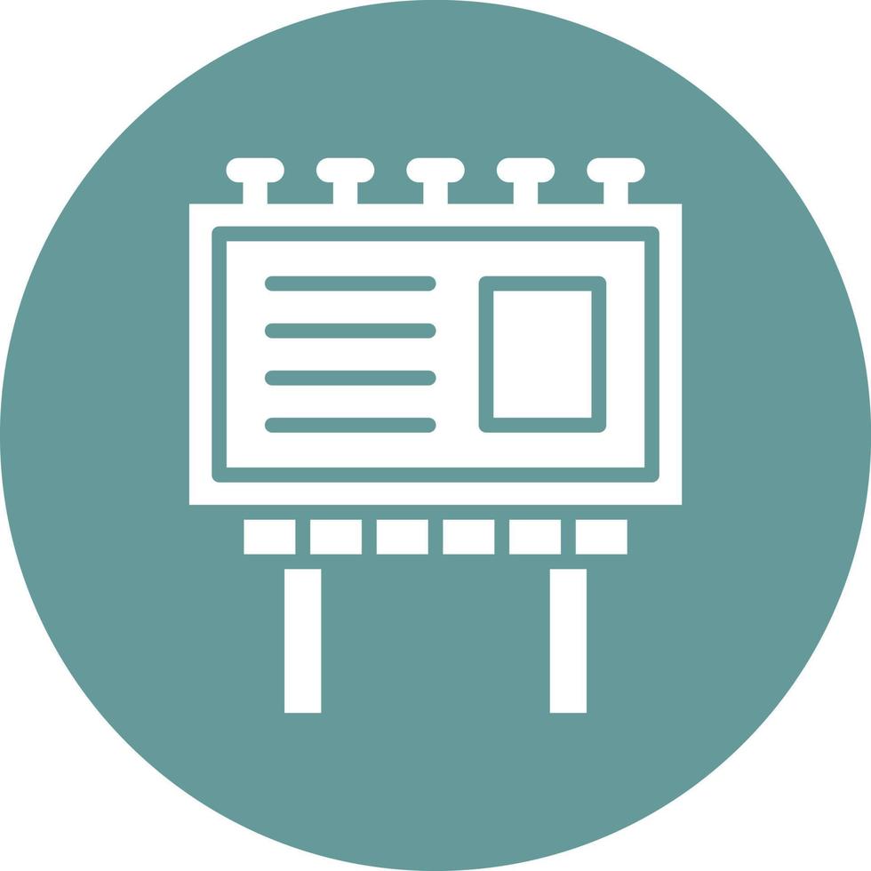 Billboard Icon Style vector
