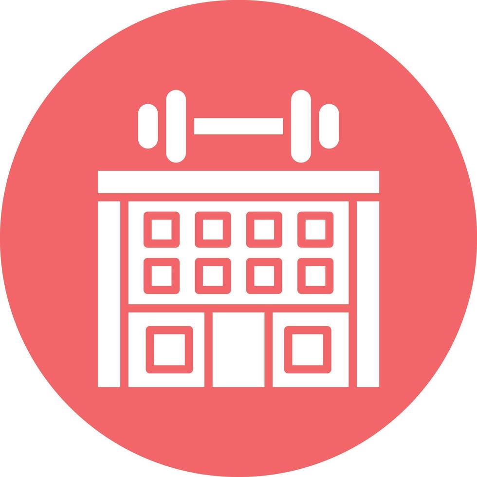 Gym Icon Style vector