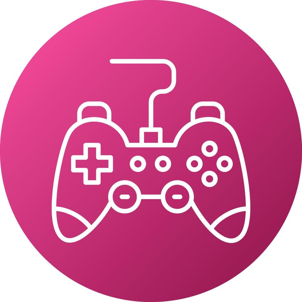 estilo de icono de gamepad vector