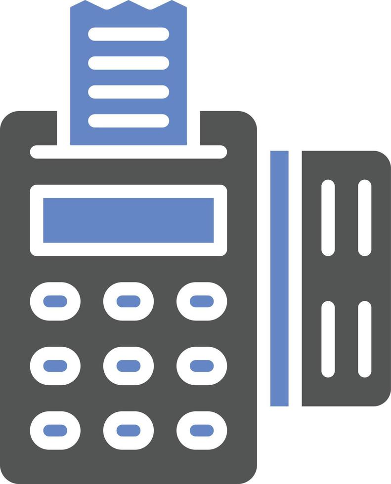 Pos Terminal Icon Style vector