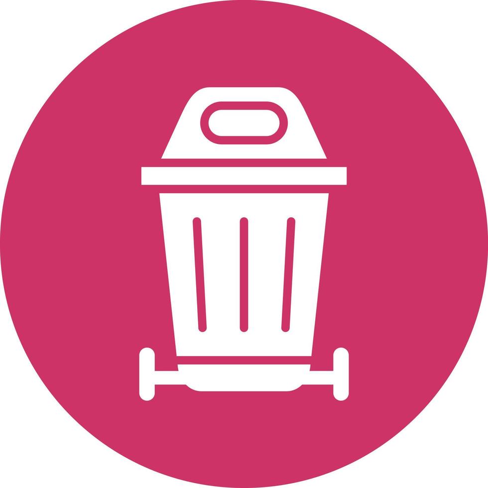 Trash Can Icon Style vector
