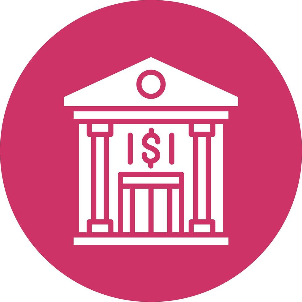Bank Icon Style vector