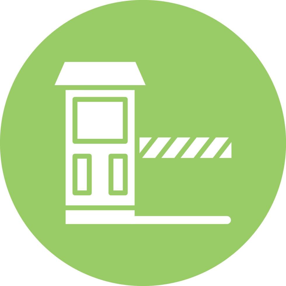 Toll Road Icon Style vector