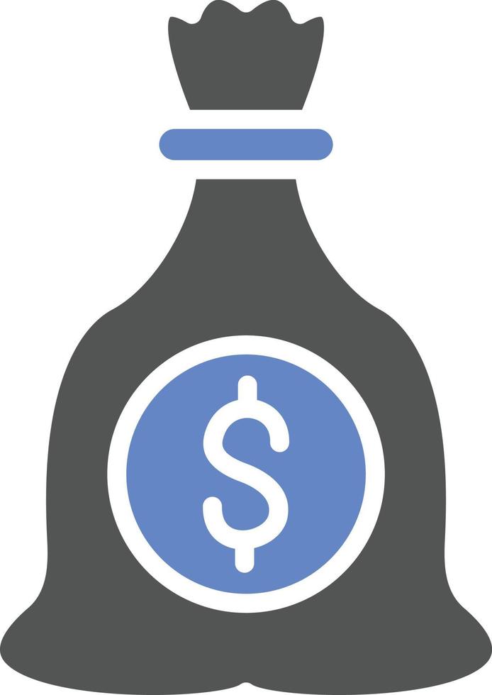 Money Bag Icon Style vector