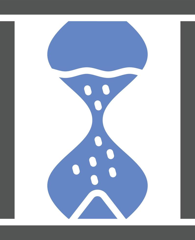 Sand Clock Icon Style vector