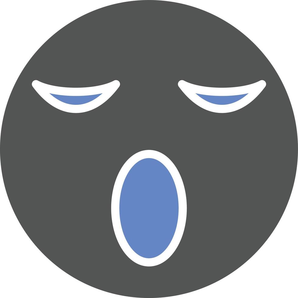Sleepy Icon Style vector
