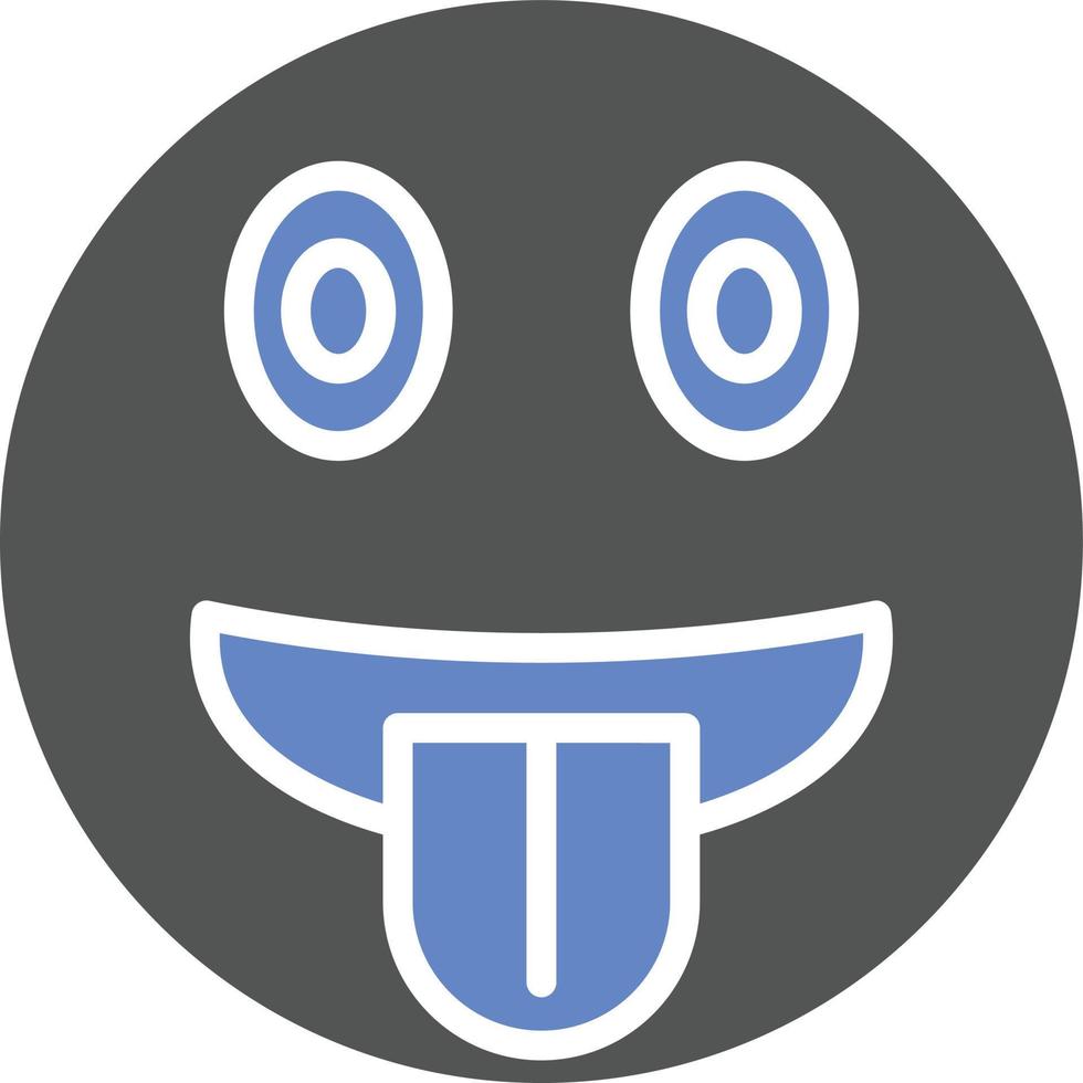 Tongue Out Icon Style vector