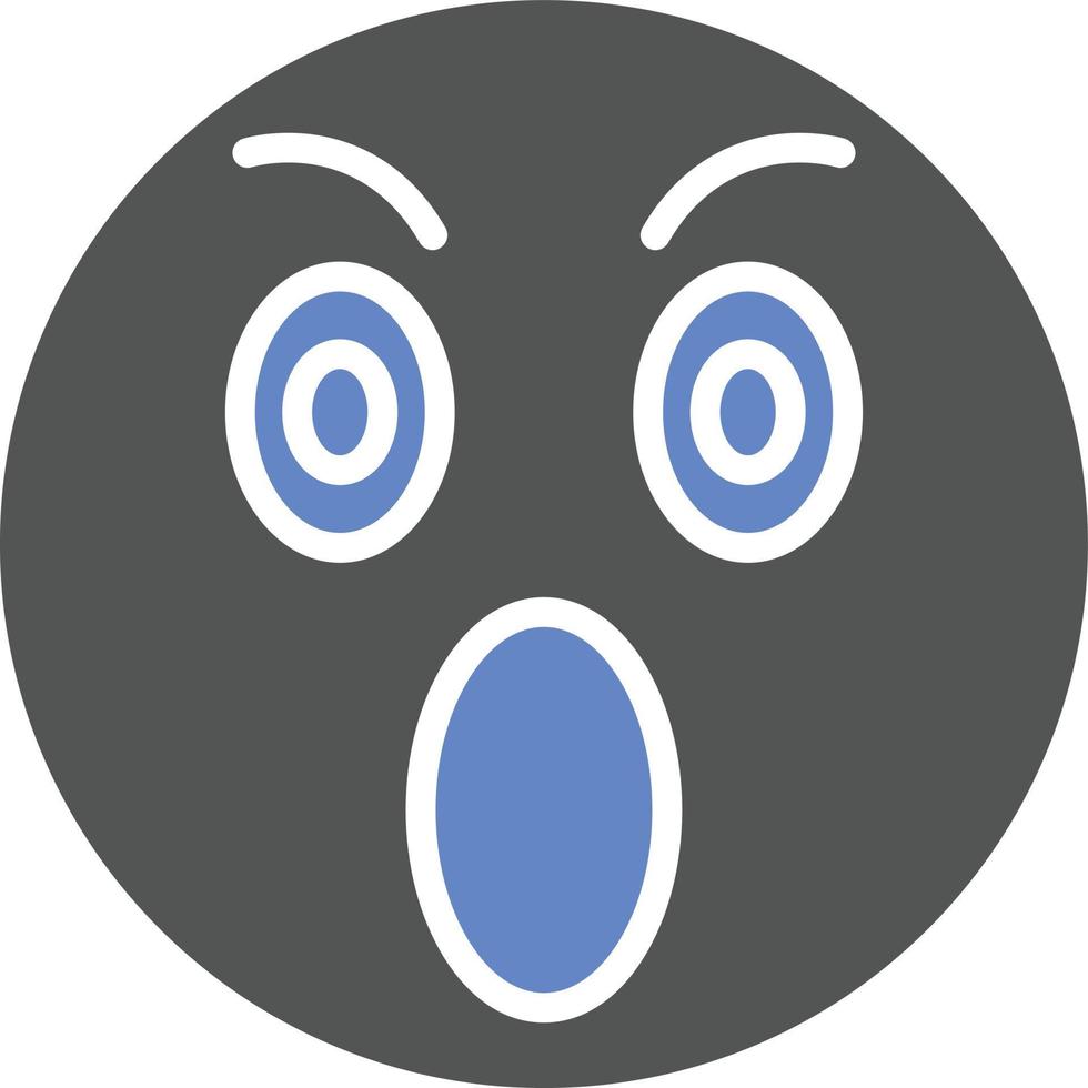 Surprised Icon Style vector