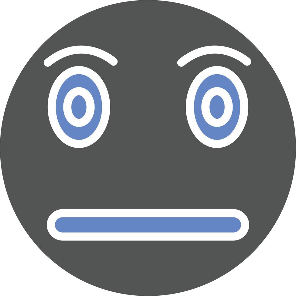 Suspicious Icon Style vector