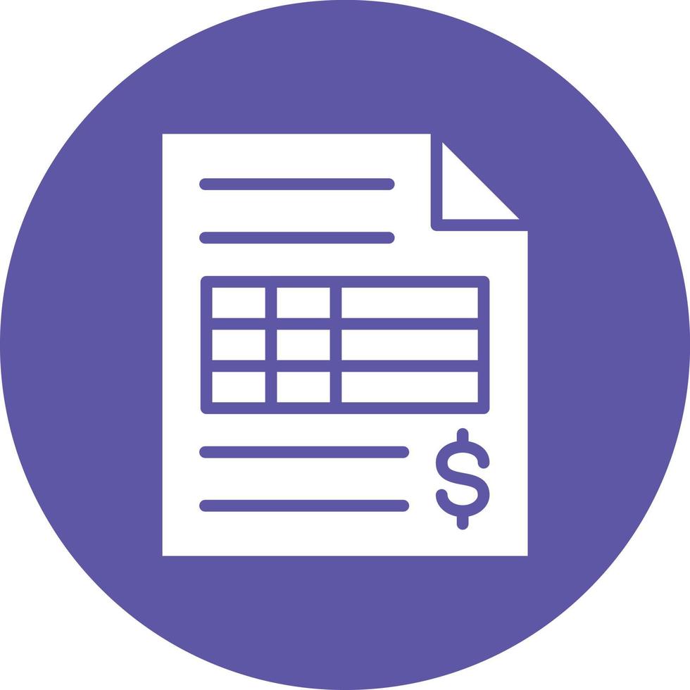 Invoice Icon Style vector