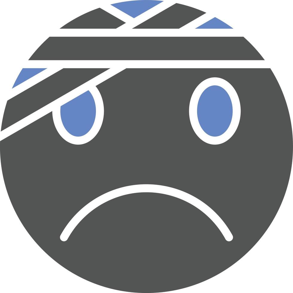 Injured Icon Style vector