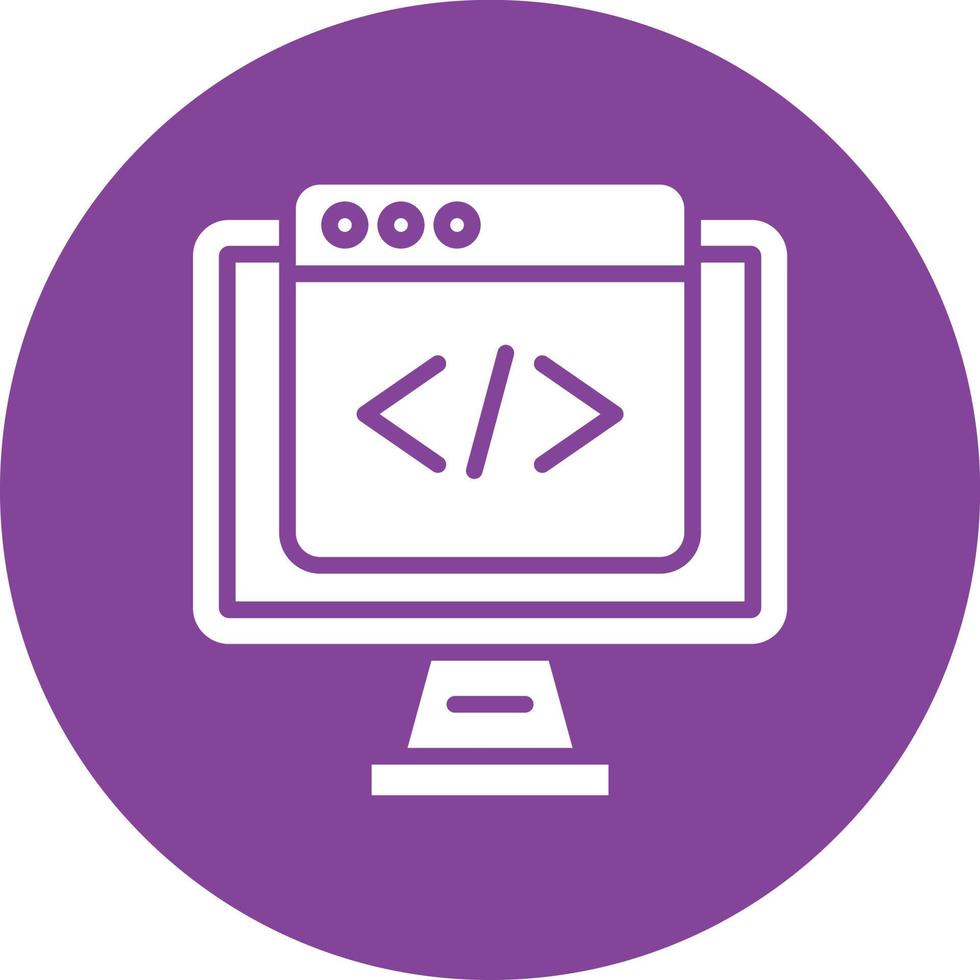 Programming Icon Style 6759282 Vector Art at Vecteezy