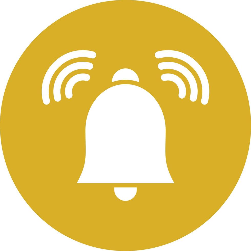 Notification Bell Icon Style vector