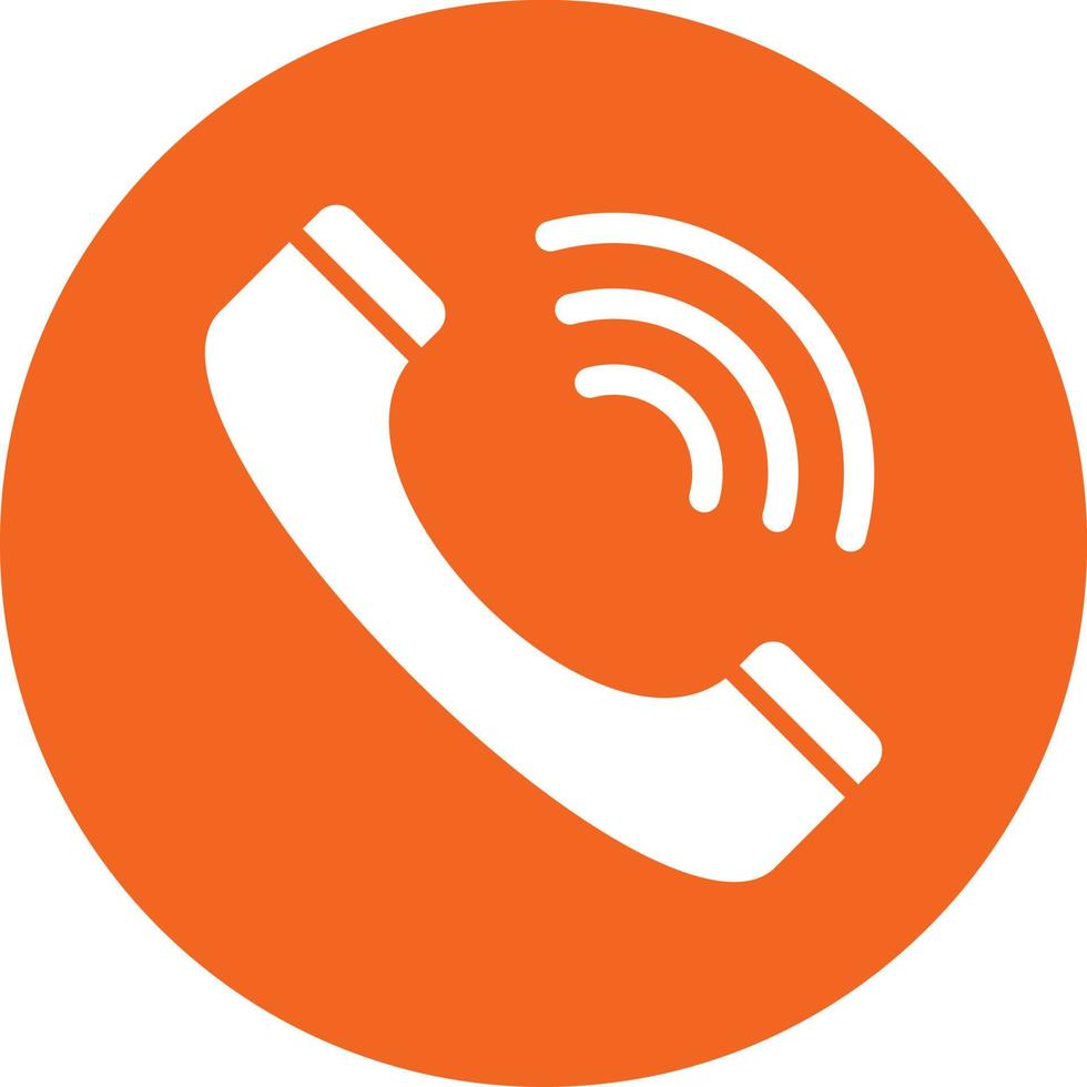 Phone Dial Icon Style vector