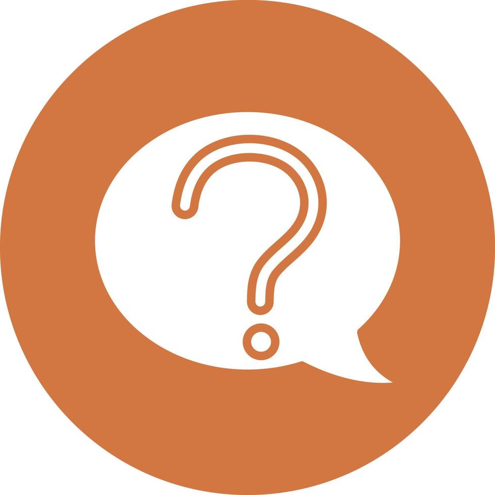 Question Icon Style vector