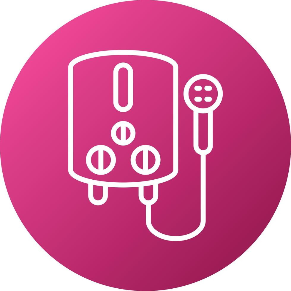Water Heater Icon Style vector