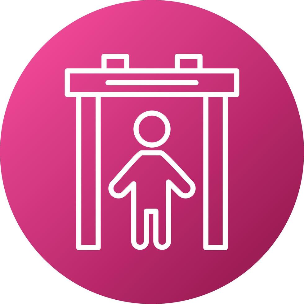 Metal Detector Icon Style vector