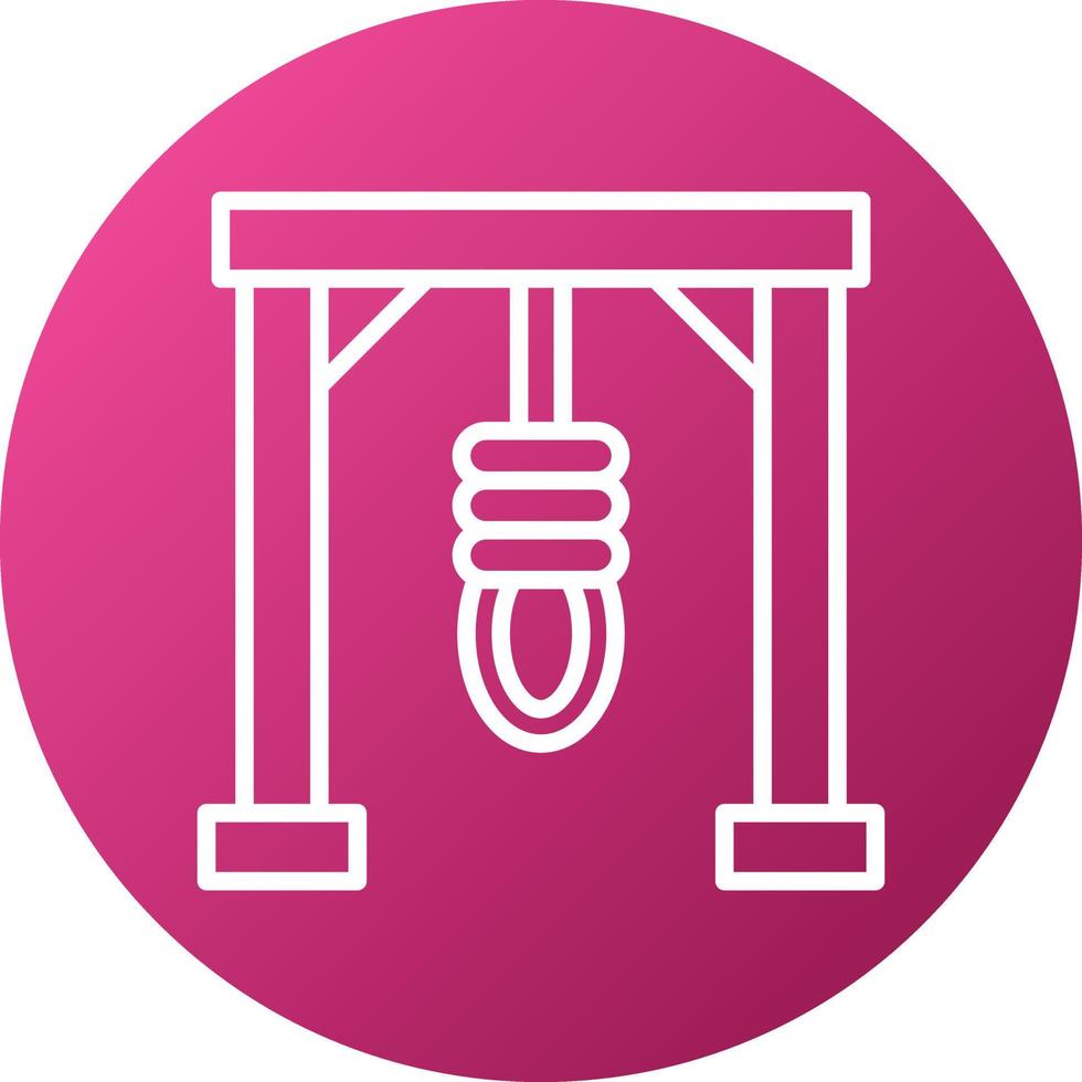 Gibbet Icon Style vector