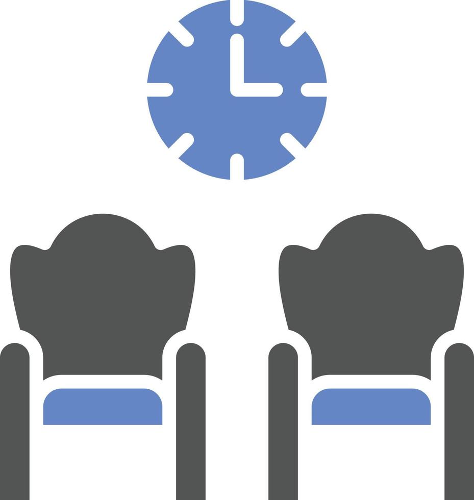 Waiting Room Icon Style vector