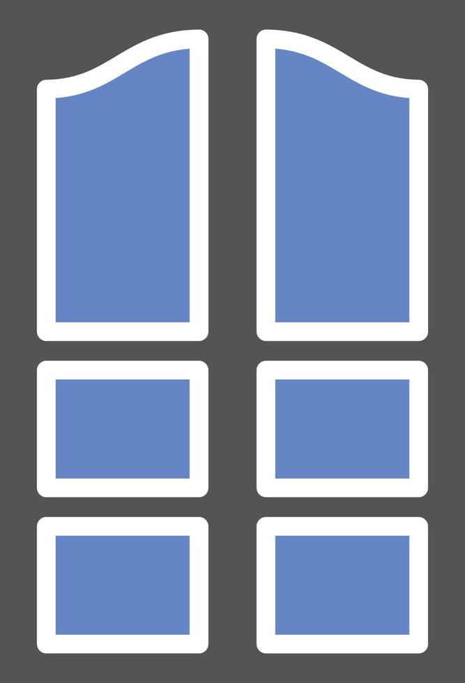 Room Door Icon Style vector