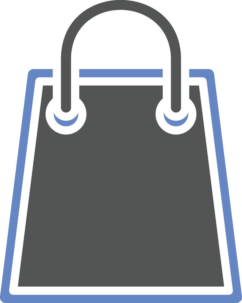 Shopping Bag Icon Style vector