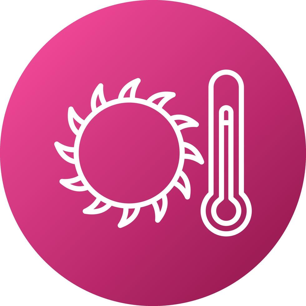 Hot Icon Style vector