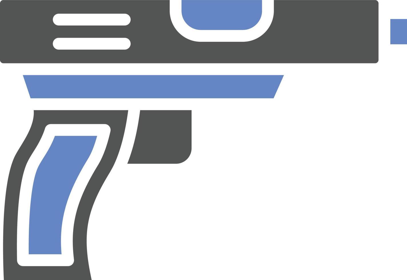 estilo de icono de pistola vector